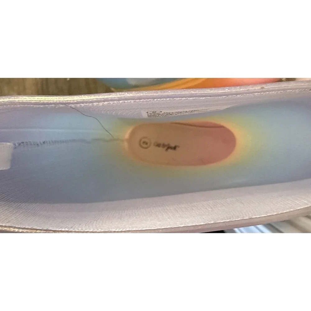 Cat & Jack Rainbow Ombré Rain Boots Wellies Girls Size 2